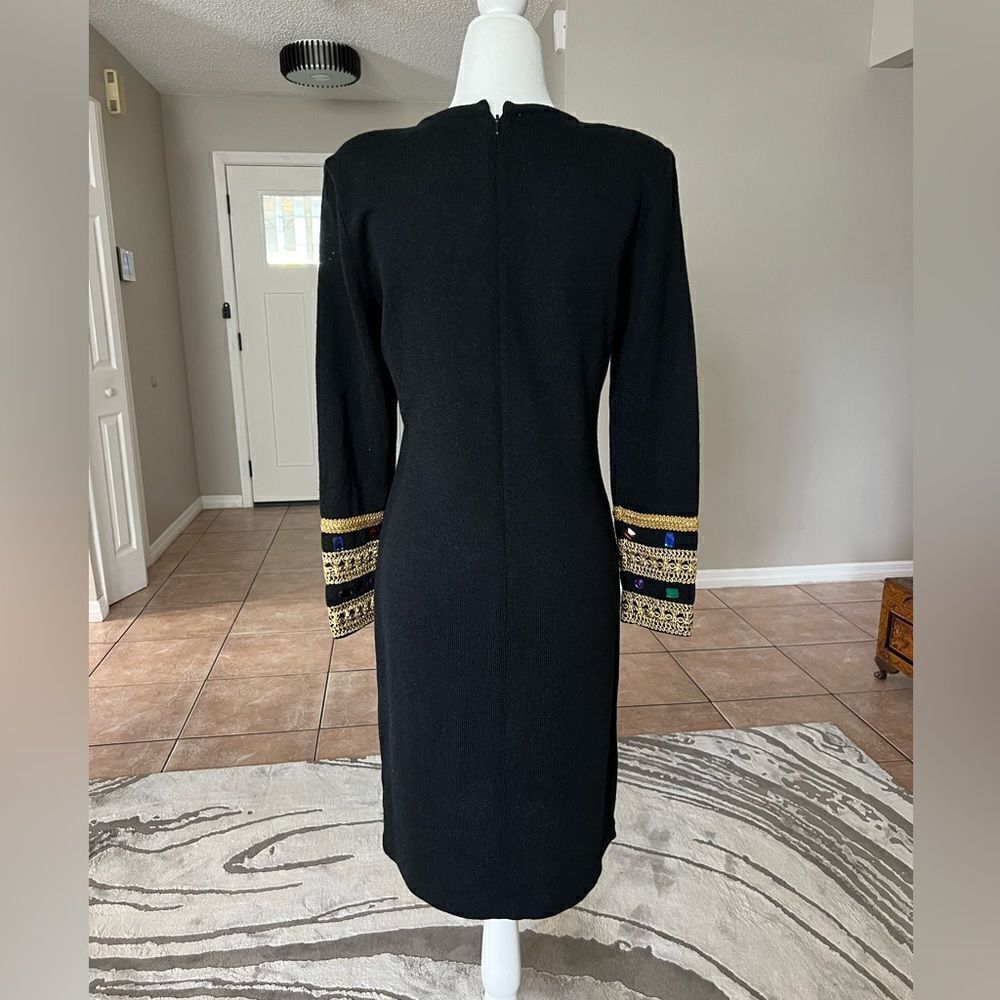 Vintage Liz Claiborne Women’s Long Sleeve Mini  Dress - Picture 5 of 13